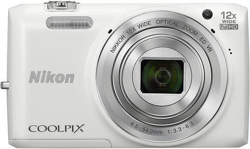 Nikon COOLPIX S6800 16 MP Wi-Fi CMOS Digital Camera with 12x Zoom NIKKOR Lens and 1080p HD Video (Black) (Discontinued by Manufacturer)