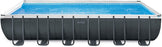 Intex 24ft X 12ft X 52in Ultra XTR Rectangular Pool Set with Sand Filter Pump, Ladder
