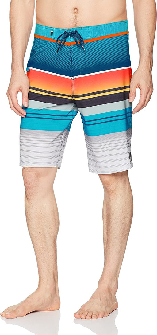 Quiksilver Men's Everyday Stripe Vee 21 Boardshort Swim Trunk