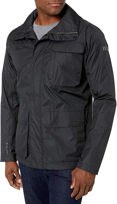 Helly-Hansen mens Gothenburg Lightweight Fitted Waterproof Coat Jacket With Package Hood