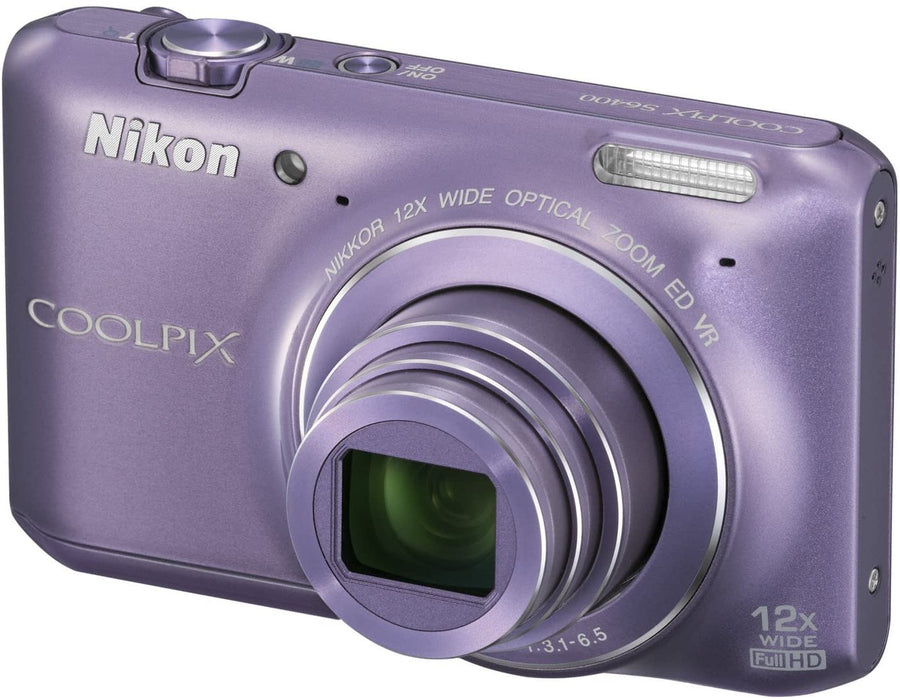 Nikon COOLPIX S6400 16 MP Digital Camera with 12x Optical Zoom and 3-inch LCD (Silver) (OLD MODEL)
