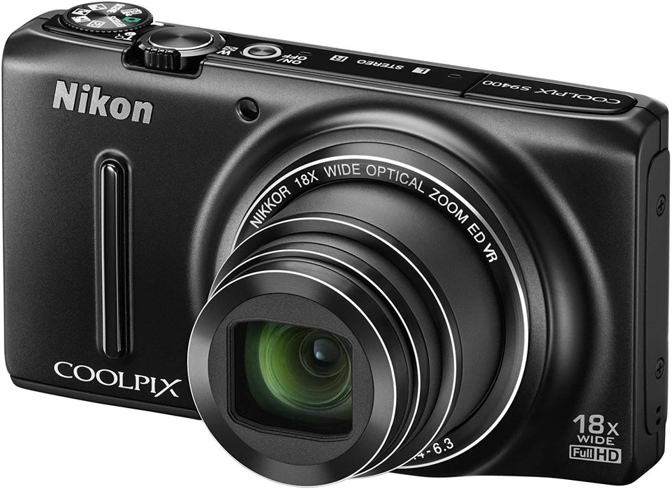 Nikon Coolpix S9400 Digital Camera (Black)