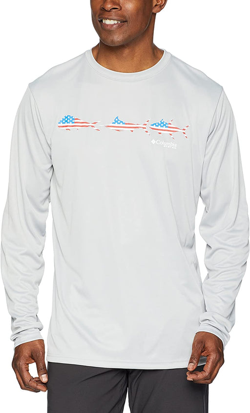 Columbia Men's Terminal Tackle Freedom Fish Long Sleeve Shirt