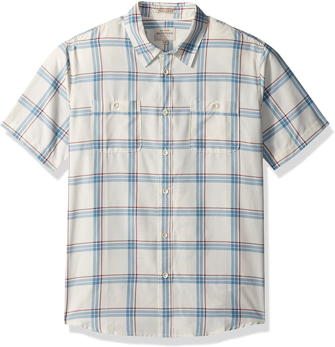 Quiksilver Men's Island Job Short Sleeve Plaid Shirt