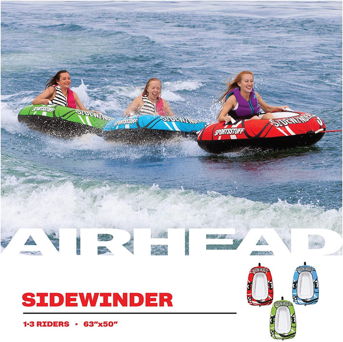 Sportsstuff Sidewinder | 1-3 Rider Towable Tube for Boating