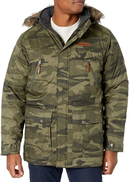Columbia mens Barlow Pass 550 Turbodown Jacket Camo