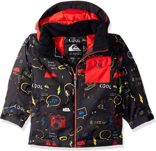 Quiksilver Boys' Big Little Mission 10K Grow System Snow Jacket