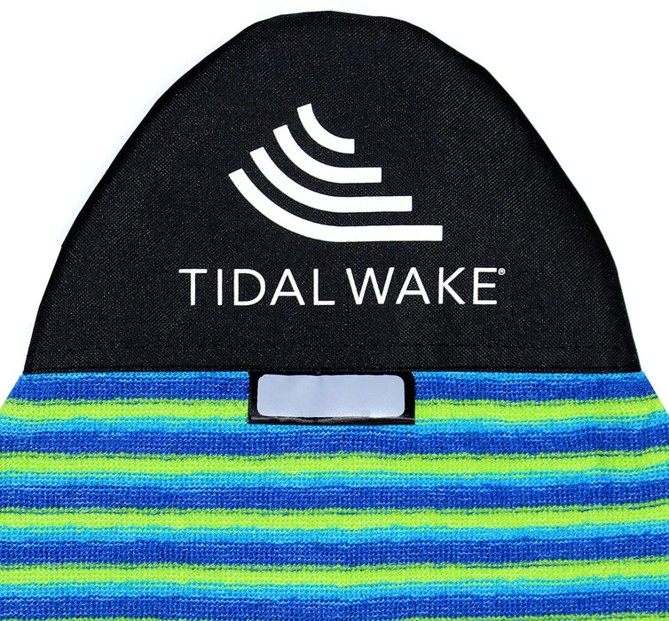 Tidal Wake TAG-IT Surf & Wake Board Sock Bag with Built-in Name Tag, Round Nose Style, 60"