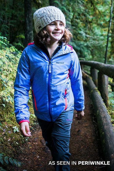Marmot Girl's Ether Lightweight Hooded Windbreaker Jacket