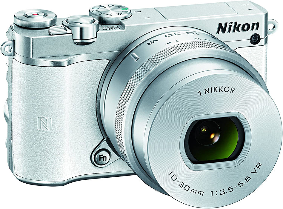 Nikon 1 J5 Mirrorless Digital Camera w/ 10-30mm PD-ZOOM Lens (Silver)
