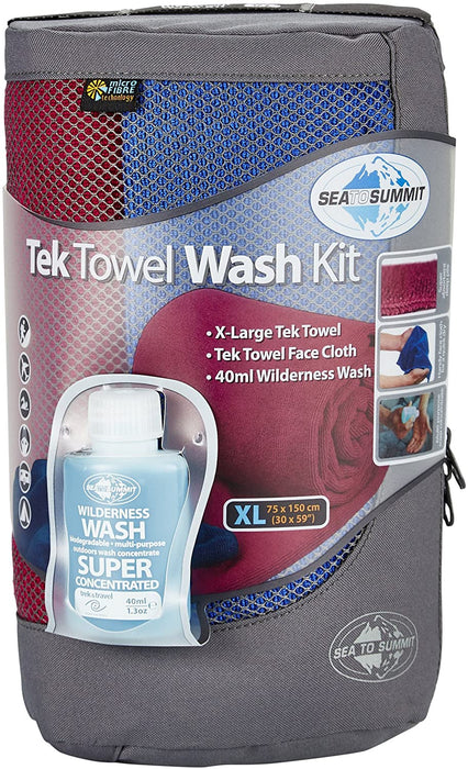 Sea to Summit Tek Towel Wash Kit