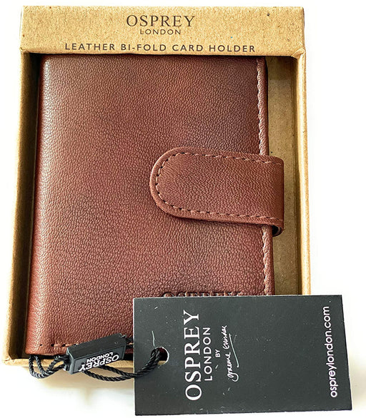 Osprey London Wesley Brown Napa Bifold Card Holder
