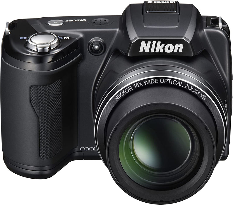 Nikon Coolpix L110 12.1MP Digital Camera with 15x Optical Vibration Reduction (VR) Zoom and 3.0-Inch LCD (Black)
