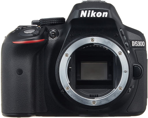 Nikon D5300 24.2 MP CMOS Digital SLR Camera with Built-in Wi-Fi and GPS Body Only (Black) - International Version (No Warranty)