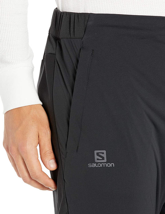 Salomon Men's Agile Warm Pant M, Black, X-Small