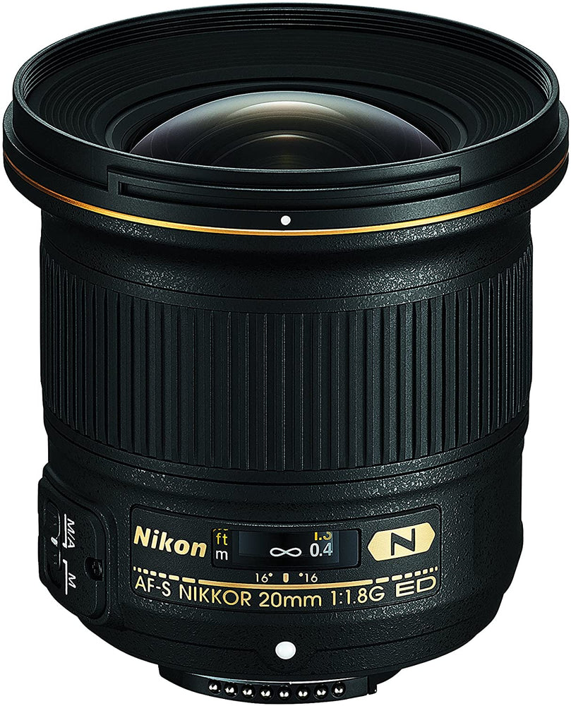 Nikon AF-S FX NIKKOR 20mm f/1.8G ED Fixed Lens with Auto Focus for Nikon DSLR Cameras