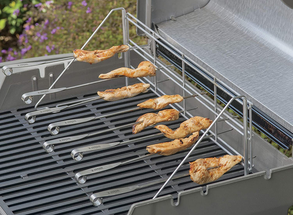 Weber 7615 Elevations Tiered Cooking System Grill Rack and Skewer Set