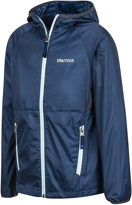 Marmot Boys' Ether Lightweight Hooded Windbreaker Jacket