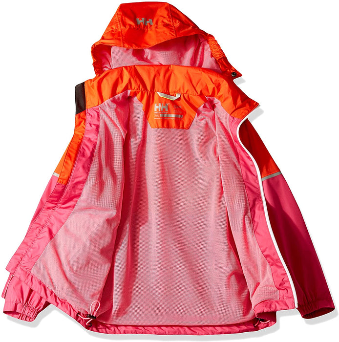 Helly-Hansen unisex-child Jr Block It Waterproof Rain Jacket With Hood