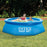 Intex 8ft x 2.5ft Easy Set Inflatable Swimming Pool with Filter Pump, Blue