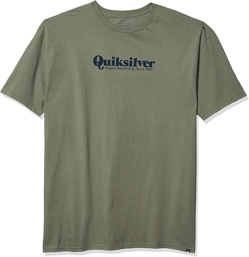 Quiksilver Men's Modern Script TEE, Agave Green, XXL
