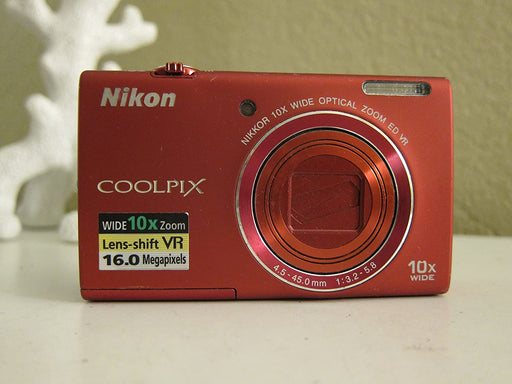 Nikon COOLPIX S6200 16 MP Digital Camera with 10x Optical Zoom NIKKOR ED Glass Lens and HD 720p Video (Silver)