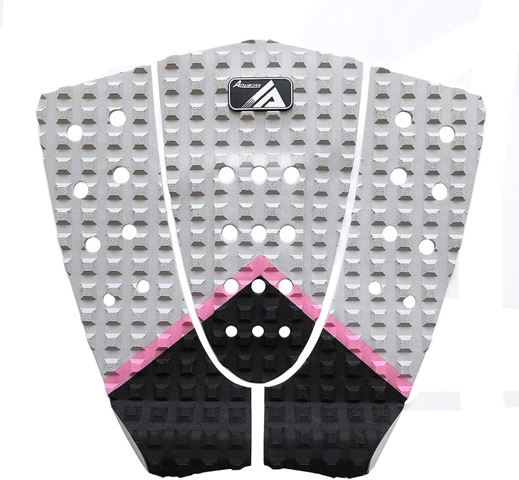 3 Piece Stomp Pad Surfboard EVA Traction Pad with 3M Adhesive Professional Tail Pad/Applies All Boards - Surfboards, Shortboards, Longboards