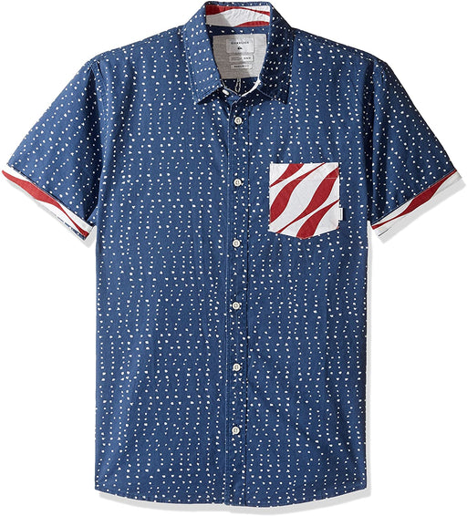 Quiksilver Men's New Merica Short Sleeve Button Down
