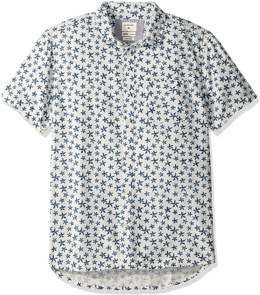 Quiksilver Men's Minimal Flower Short Sleeve Woven Top