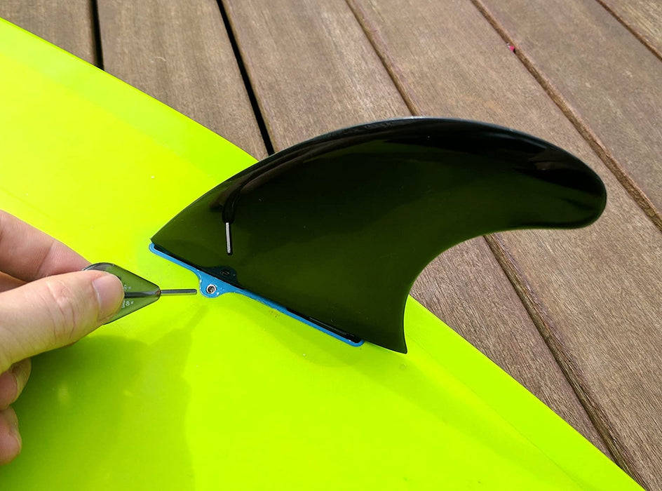 saruSURF 4.5" Flexy Tip Fin Stabilizer for shortboard to SUP