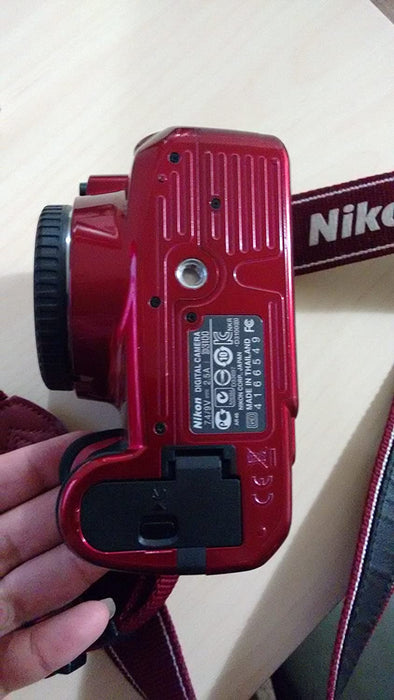 Nikon D3100 Digital SLR Camera Body (Red)