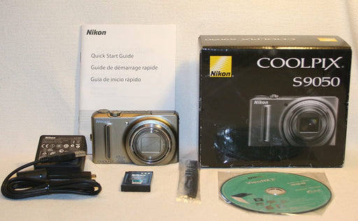 Nikon Coolpix S9050 Digital Camera (Silver)