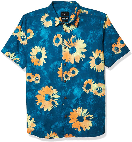 Quiksilver Boys' Big Daisy Spray Short Sleeve Youth Woven