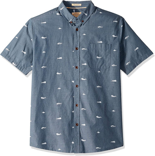 Quiksilver Men's Spun Reel Button Down Shirt