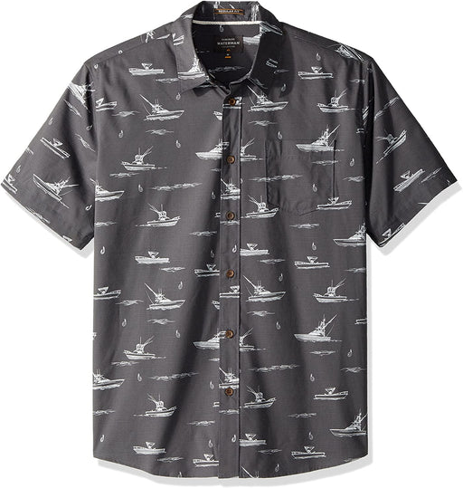 Quiksilver Men's Fishboats Button Down Shirt