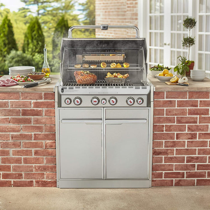 Weber Summit S-460 Built-In Natural Gas in Stainless Steel Grill
