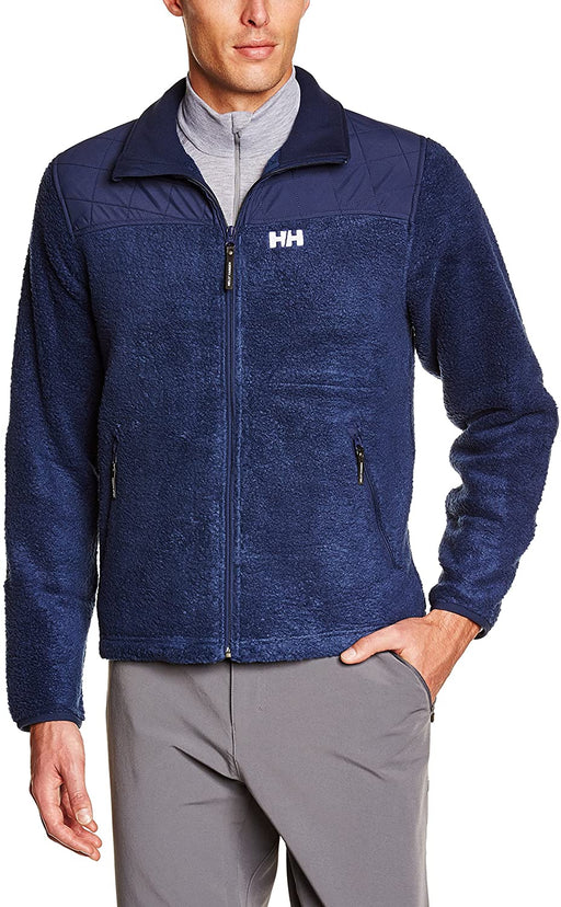 Helly Hansen Men's October Pile Fleece Jacket, Large, Evening Blue