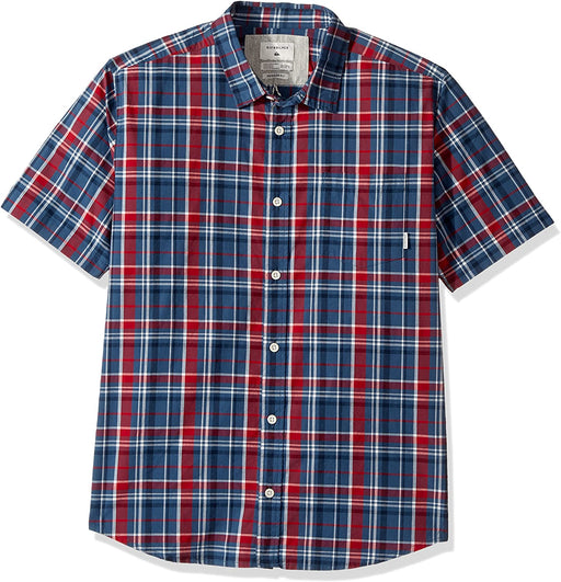 Quiksilver Boys' Big Everyday Check Short Sleeve Button Down Shirt