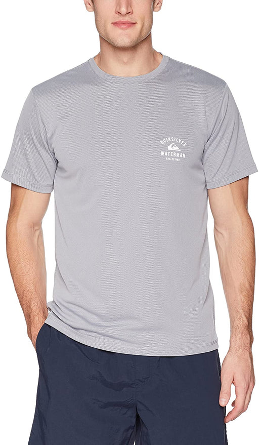 Quiksilver Men's Gut Check Short Sleeve Rashguard Swim Shirt 50+ UPF