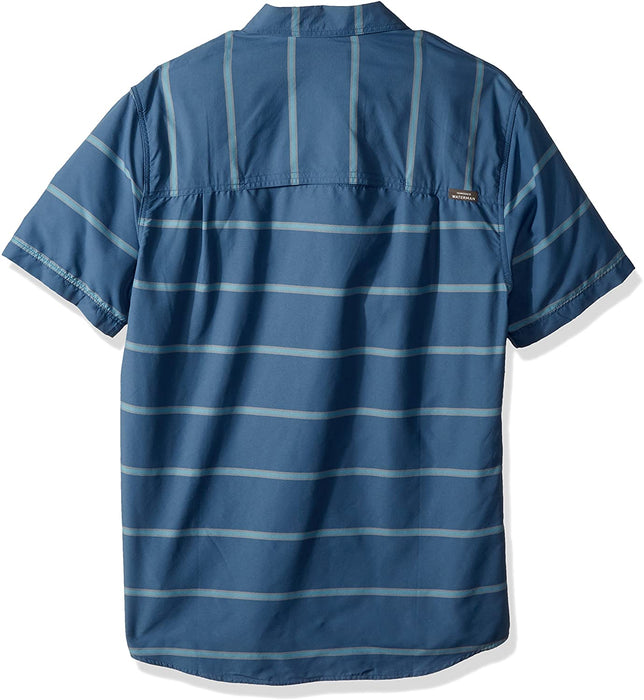 Quiksilver Men's Wake Stripe UPF 50+ Sun Protection Shirt