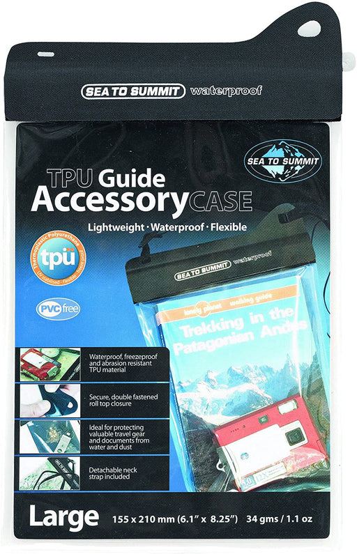 Sea To Summit Tpu Guide Waterproof Accessory Case (Large, 8.5X 5- Inch)