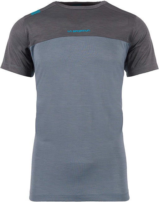 La Sportiva Mens Crunch T-Shirt, Slate/Carbon, Large