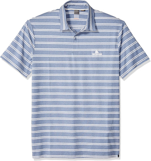 Quiksilver Men's Striped Reel Backlash Polo Knit Shirt