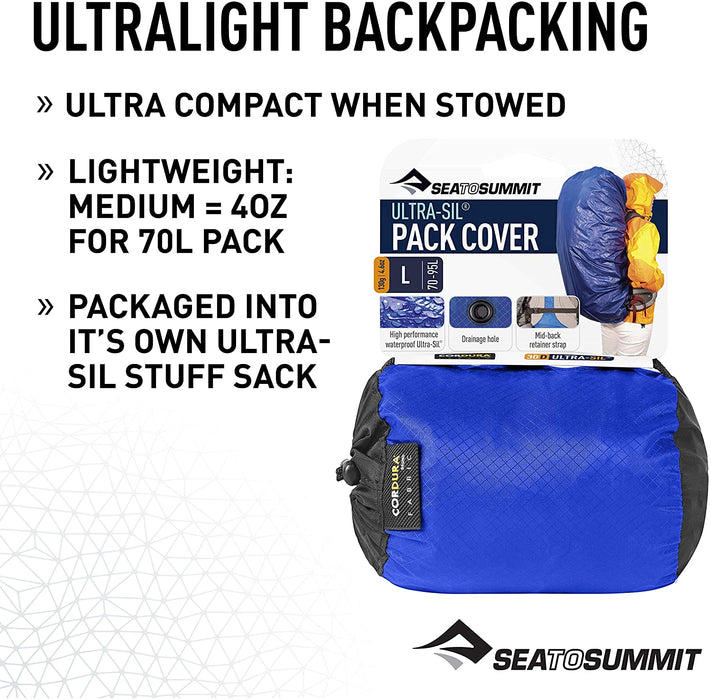 Sea to Summit Ultra-SIL Pack Cover (Forest Green, Medium)