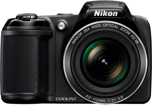 Nikon Coolpix L340 20.2 MP Digital Camera with 28x Optical Zoom and 3.0-Inch LCD (Black)