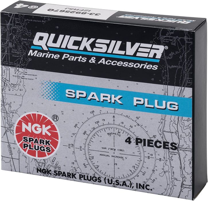 Quicksilver 892567Q NGK IZFR5J Laser Iridium Spark Plug, 1-Pack