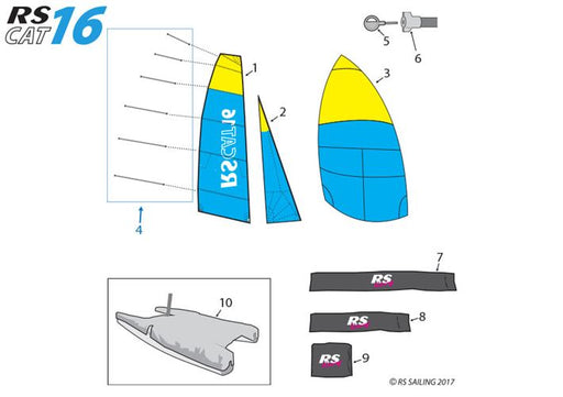 RS Sailing - RS CAT16 Deck Cover 1